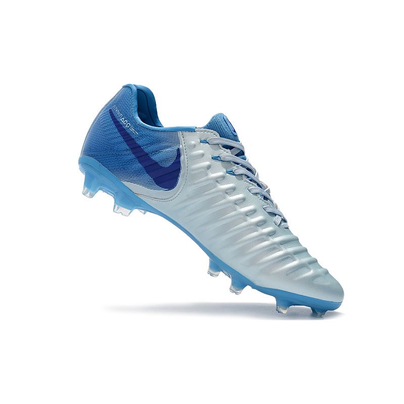 Nike Tiempo Legend VII FG stříbrný Modrý